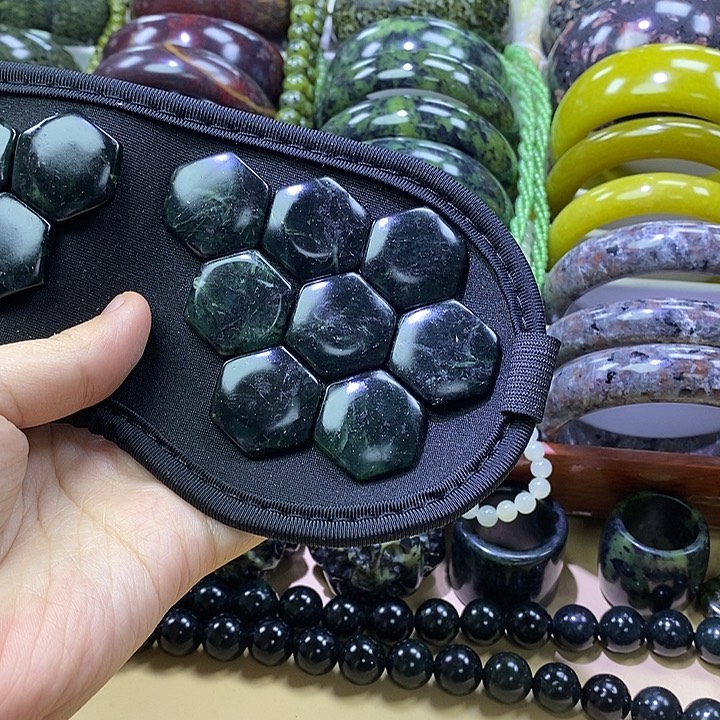 蛇纹石玉未镶嵌眼罩
