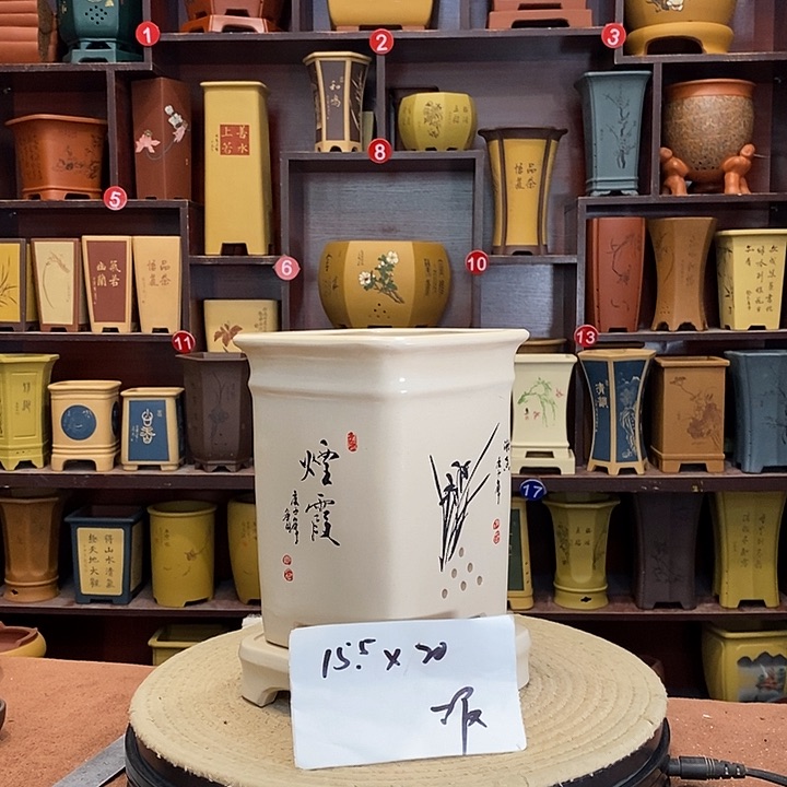 紫砂花盆紫砂花盆