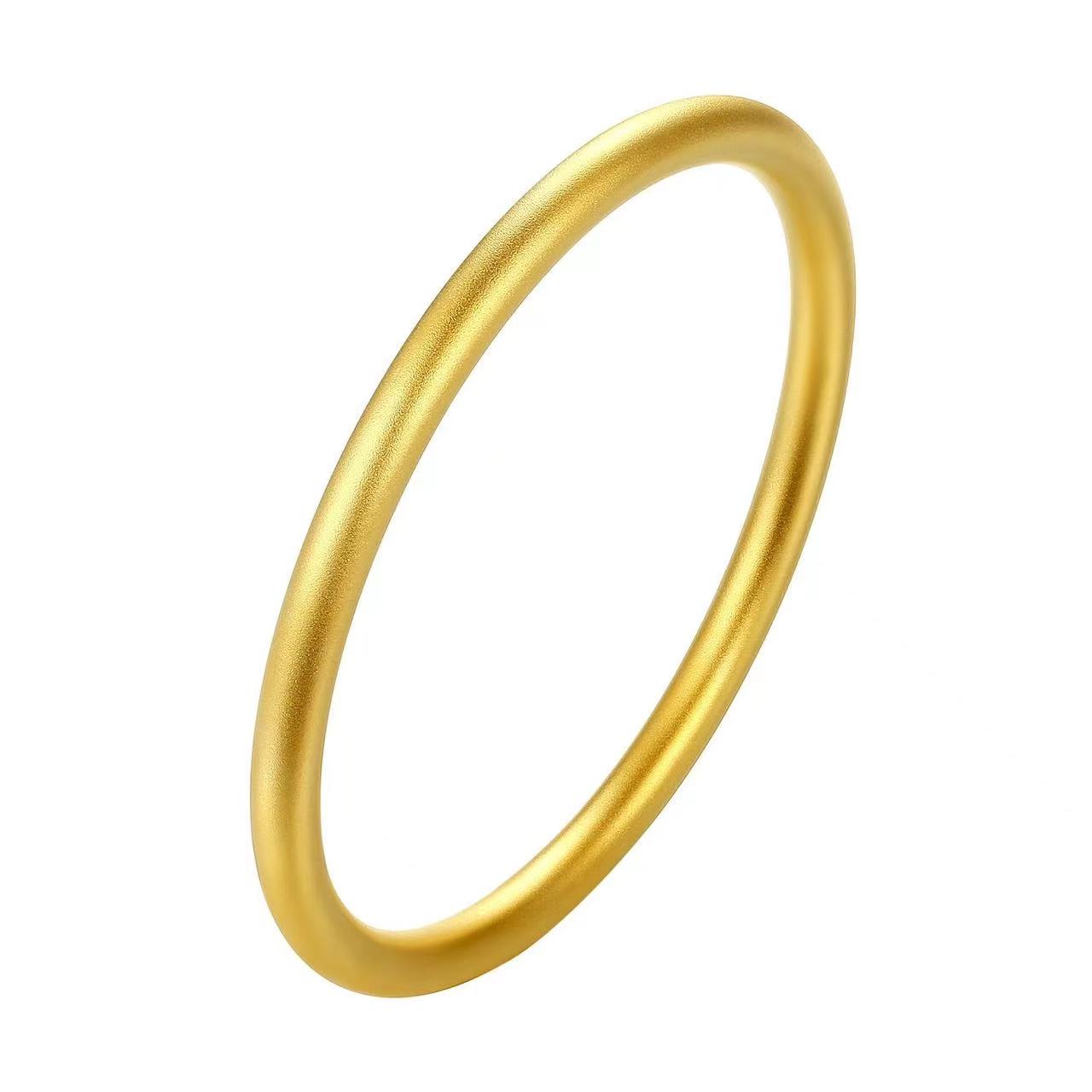 【张总专属】黄金素圈手镯30克古法手镯