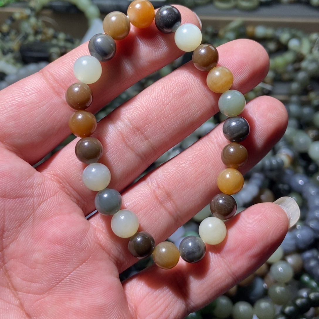 和田玉手链未镶嵌