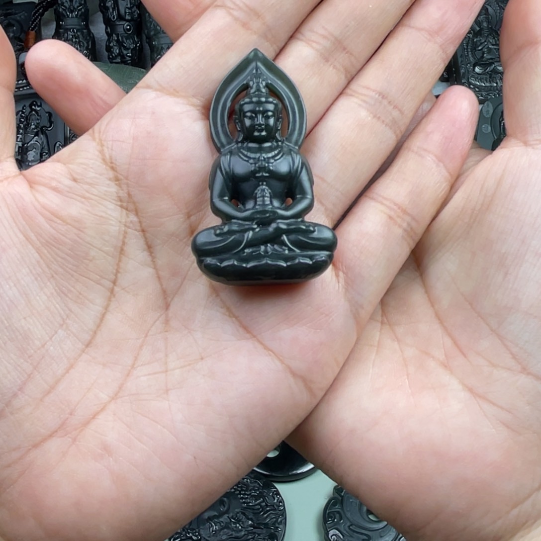 和田玉（青玉）未镶嵌颈饰