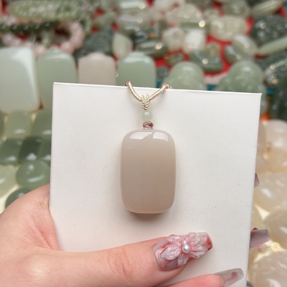 和田玉耳坠未镶嵌璐*