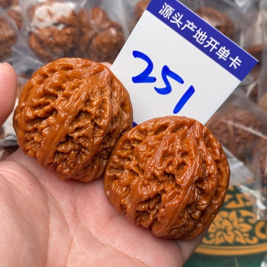 把件文玩核桃粗筋45