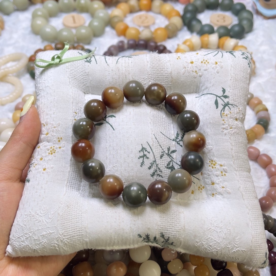 菩提根/象牙果吊坠多宝圆珠卡15