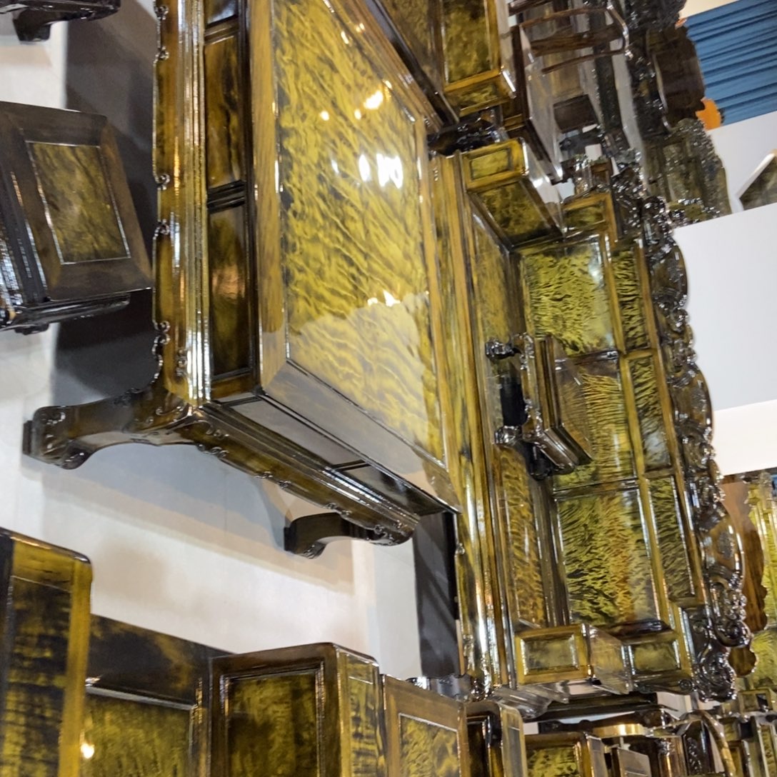 李***销楠木财源滚滚沙发十三件套