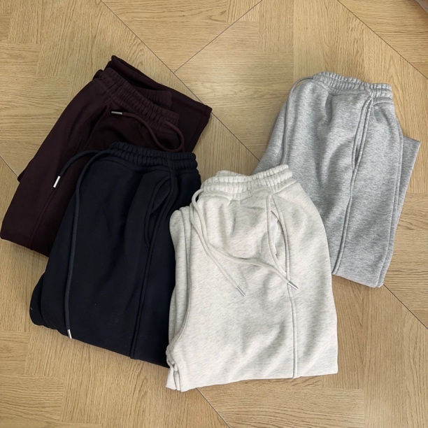 秋冬新款加绒加厚女士束脚时尚长裤