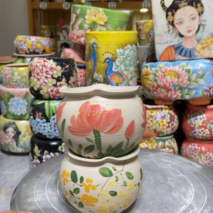 景德镇艺术手绘作品