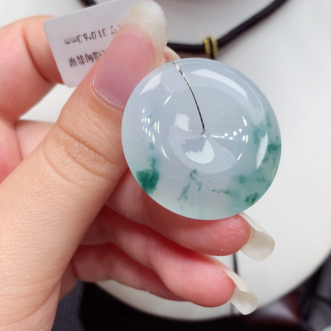 颈饰未镶嵌翡翠编号124，31/6.3
