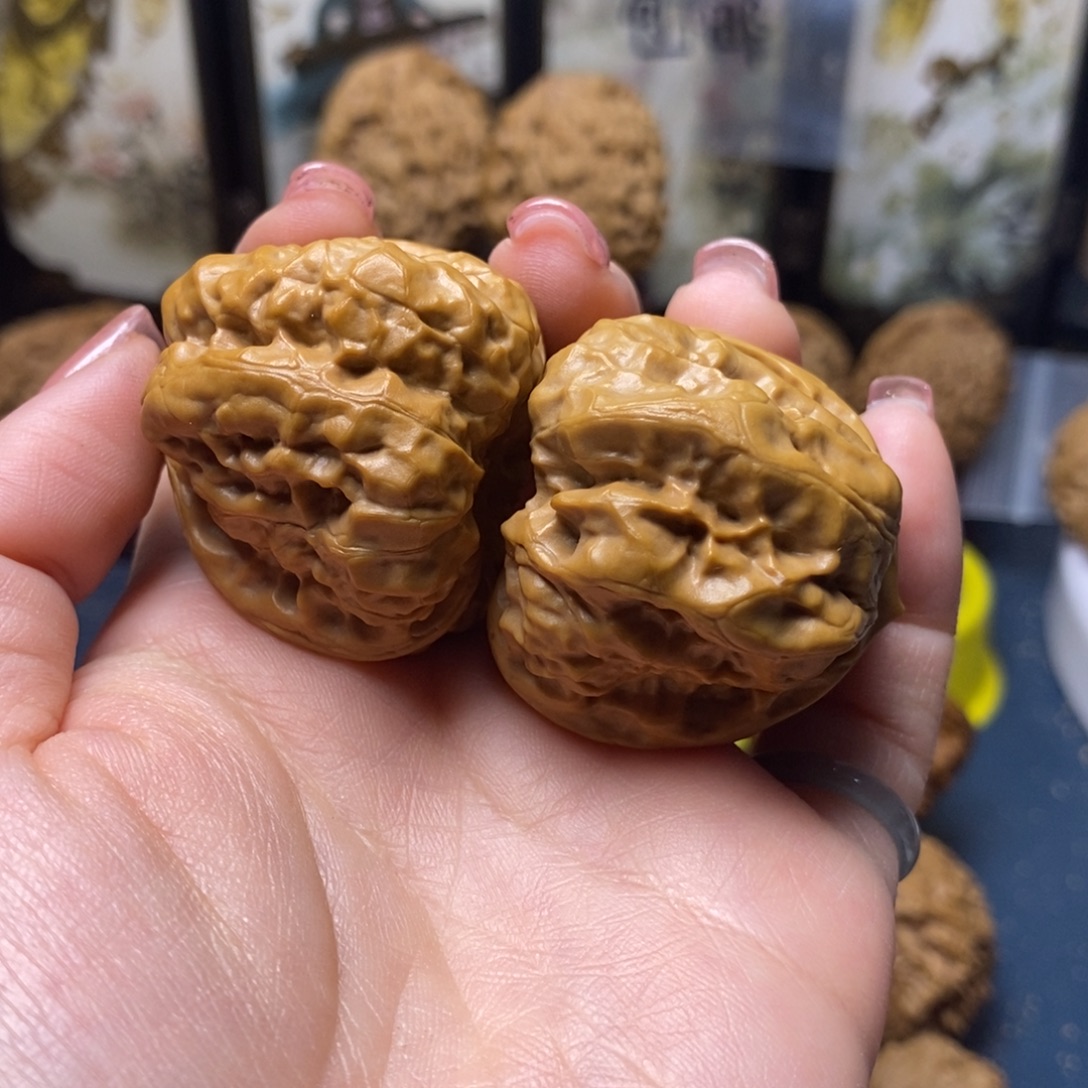 文玩核桃吊坠蛤蟆头36尺08