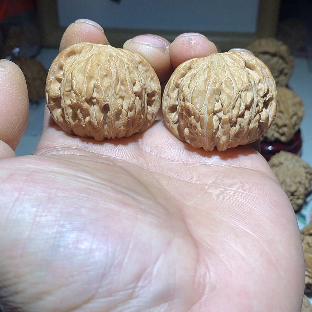 文玩核桃把件41尺磨盘