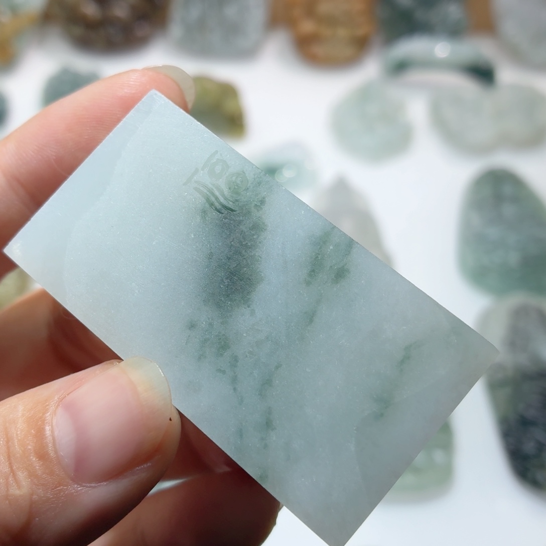 定制翡翠未镶嵌毛货