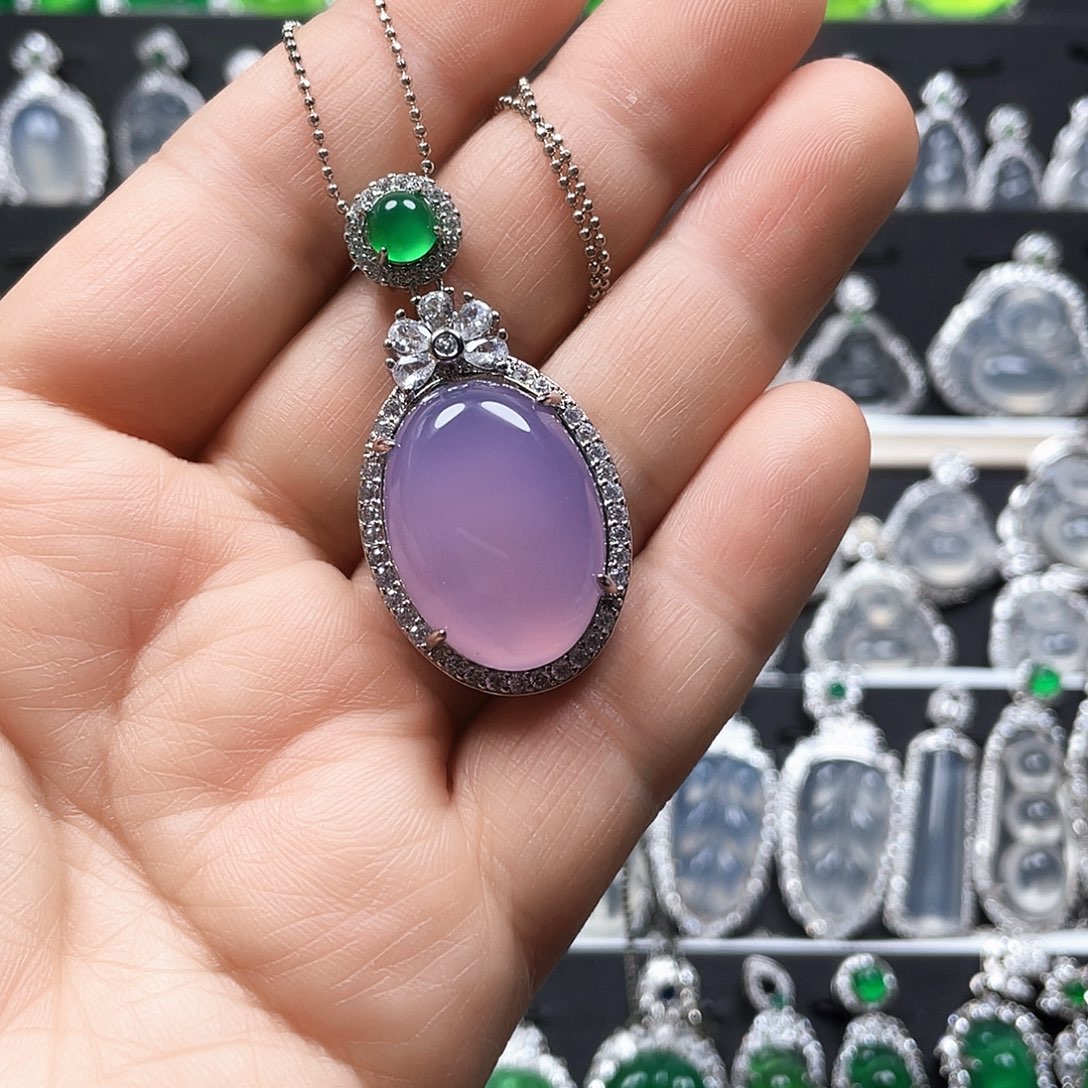 玛瑙/玉髓合金颈饰