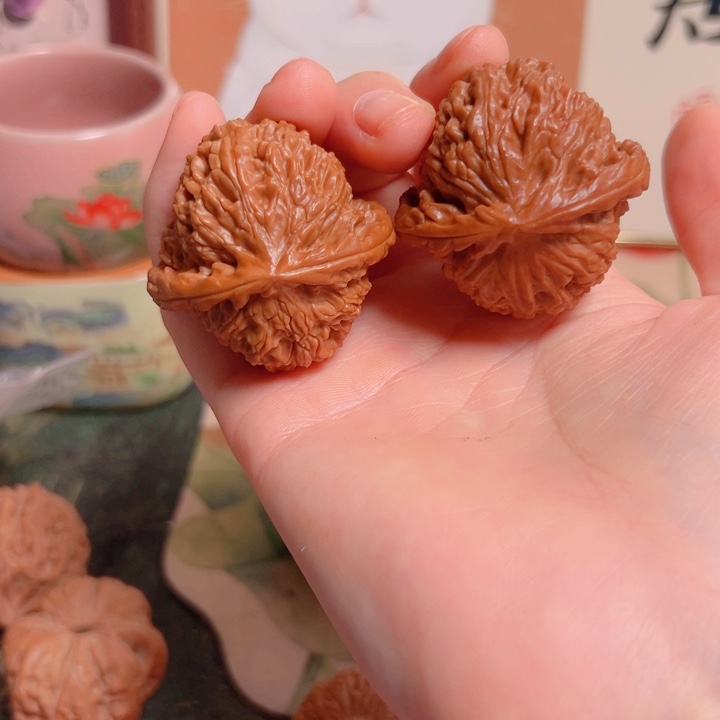 吊坠文玩核桃高配精对好货大白