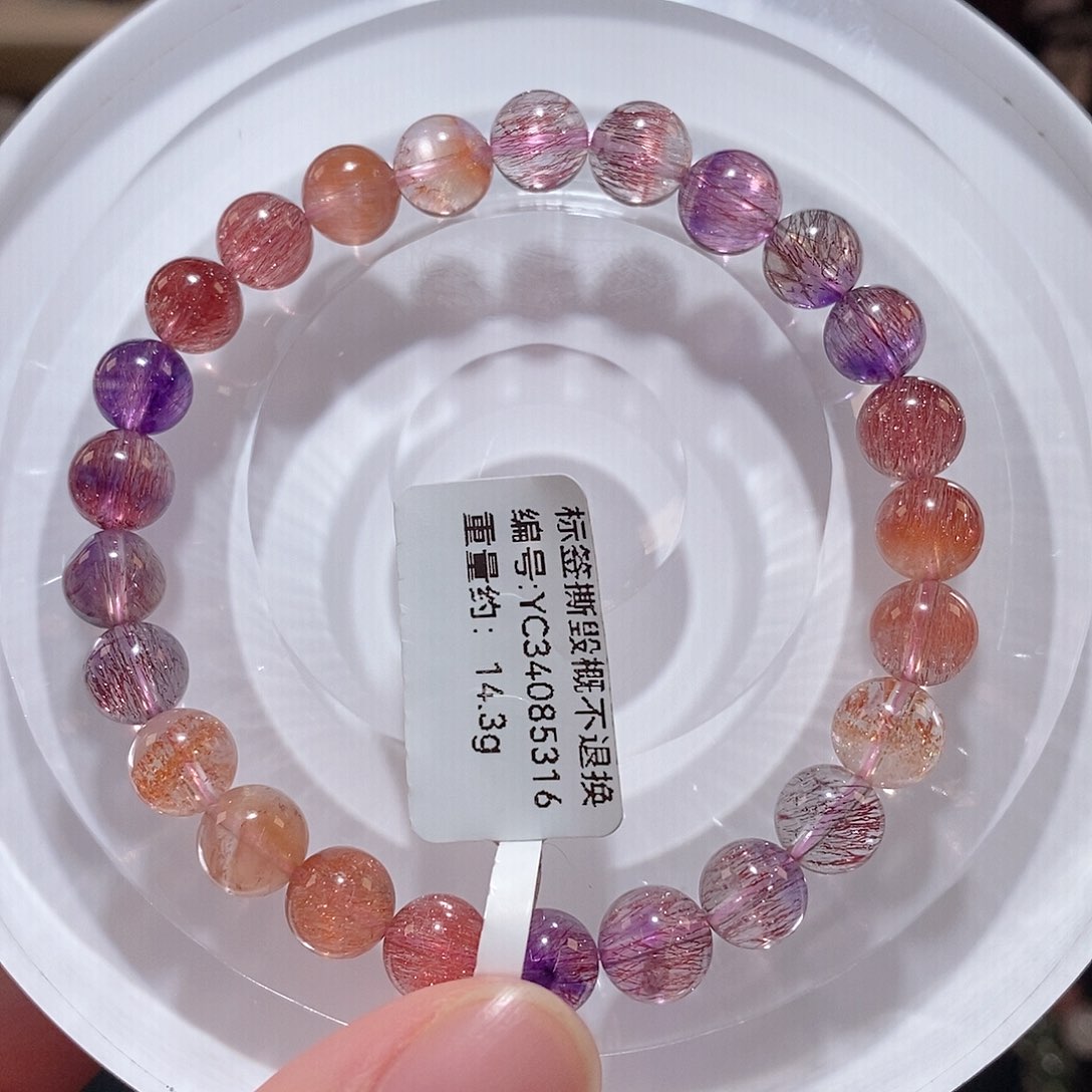 水晶手链未镶嵌F仙女超七7.5