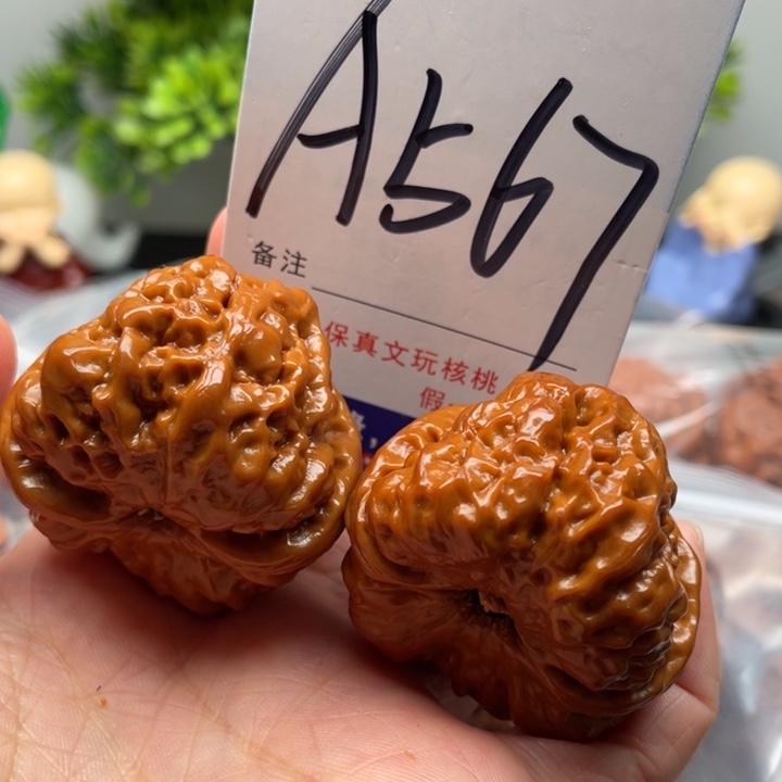 桃核把件文玩核桃123456789