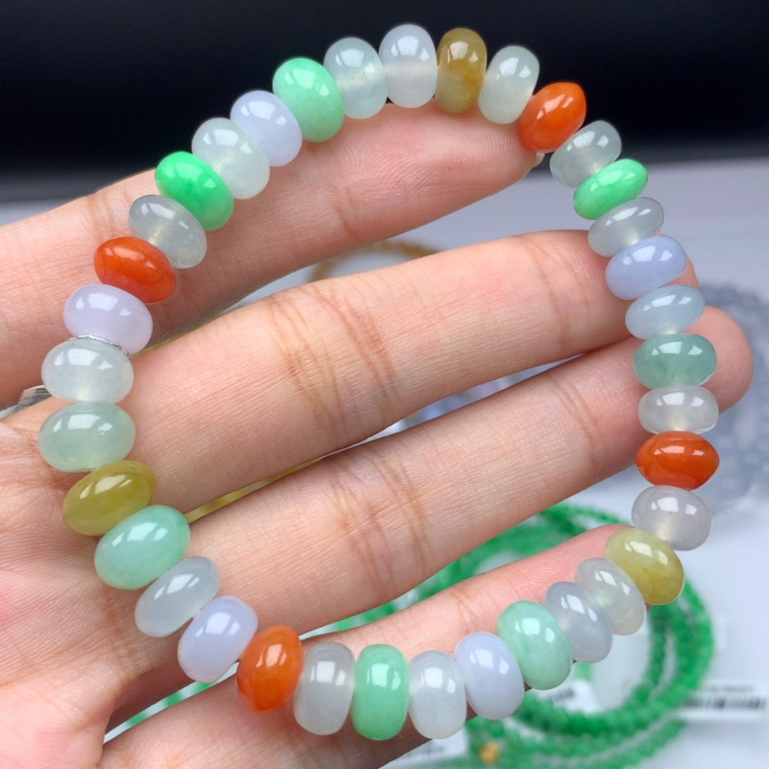 翡翠手链未镶嵌卡
