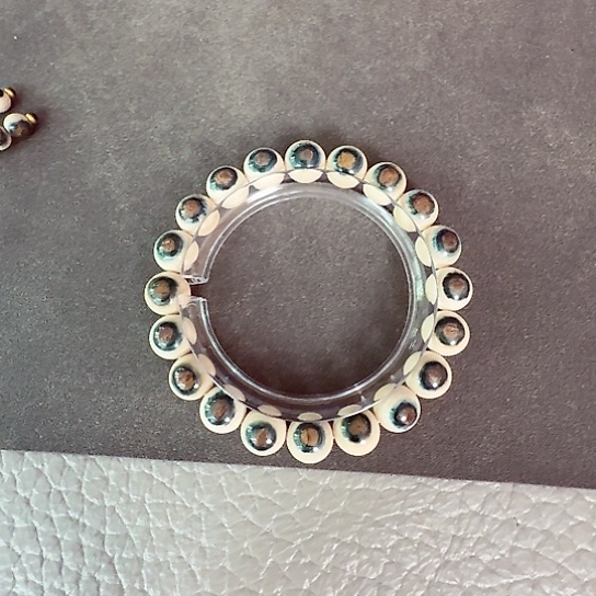 黄花梨/降香黄檀手串/手链喵*eM08蓝眼睛1.0单圈