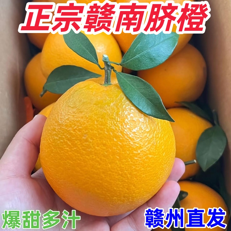 【精品好果】正宗江西赣州赣南脐橙应季水果甜橙子孕妇水果爆甜多汁