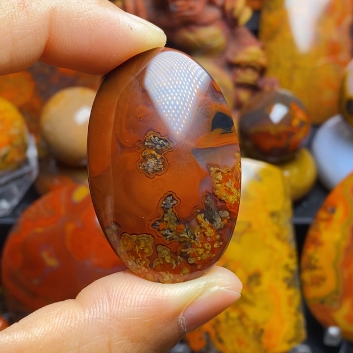 玛瑙/玉髓吊坠(不含链)未镶嵌