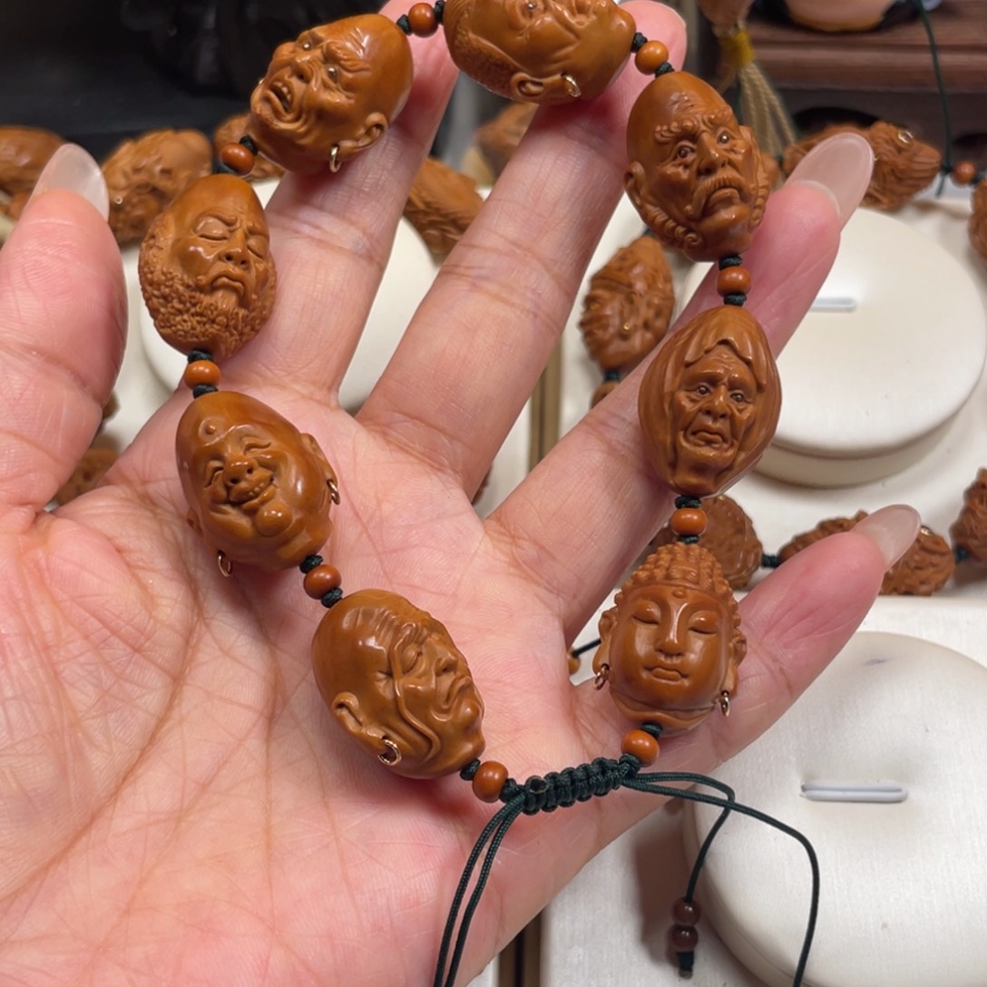 橄榄核手串/手链七星罗汗橄榄核手串