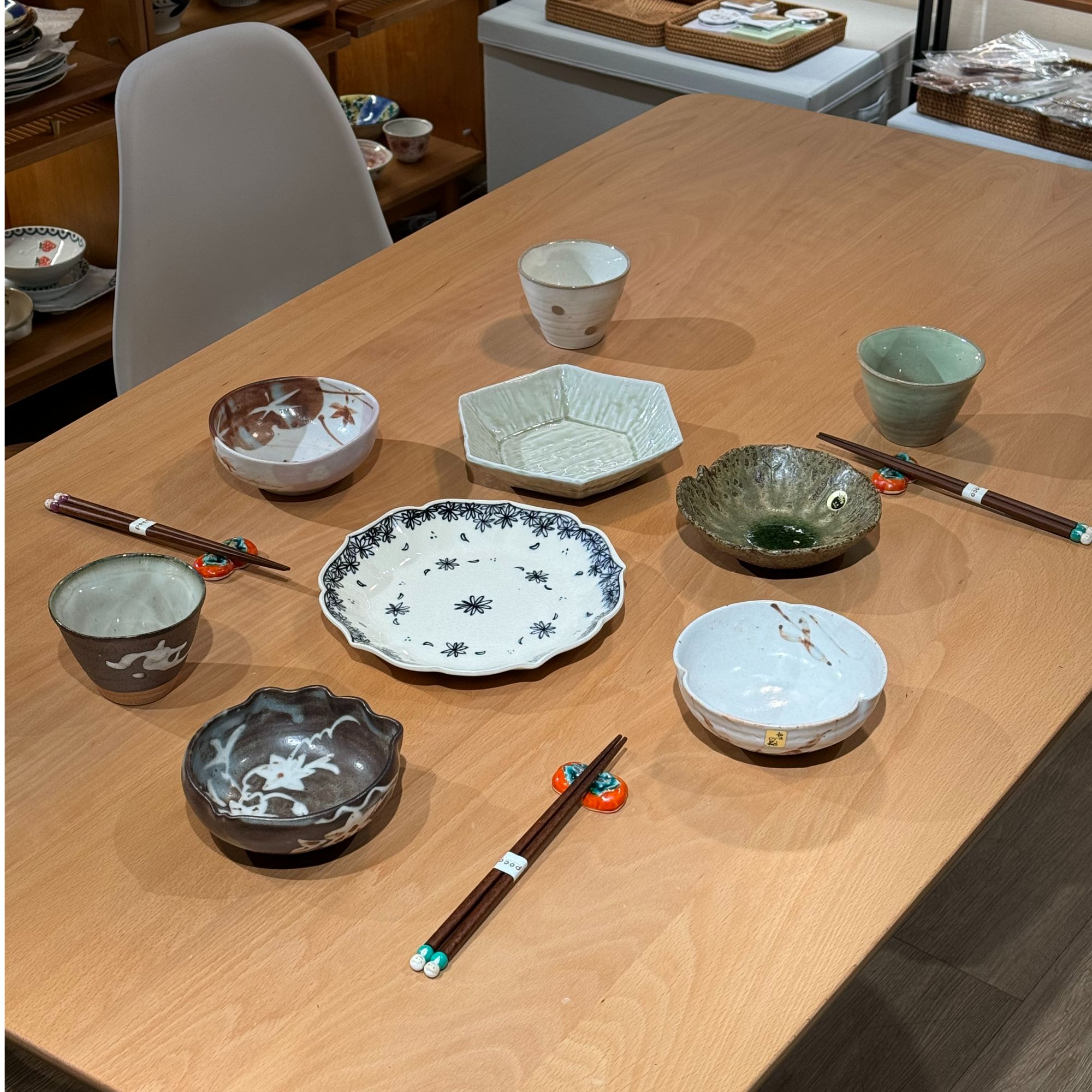 日本进口家用创意陶瓷餐具共15件套餐T007
