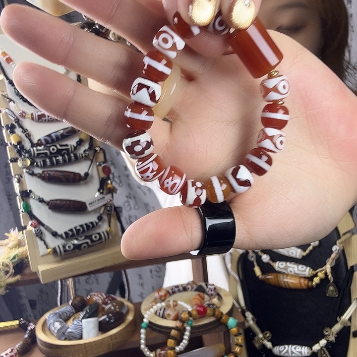 玛瑙/玉髓合金手链