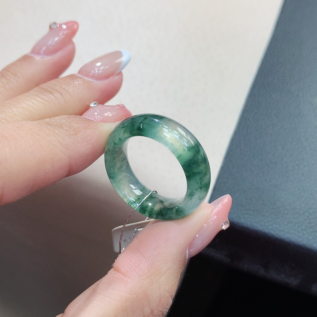 未镶嵌戒指翡翠14号