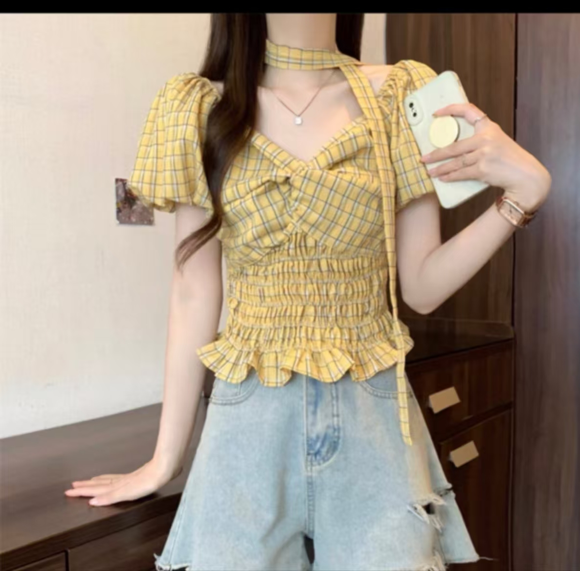 直播女装辣妹2025年9月十点九橙子完美主义介意微瑕