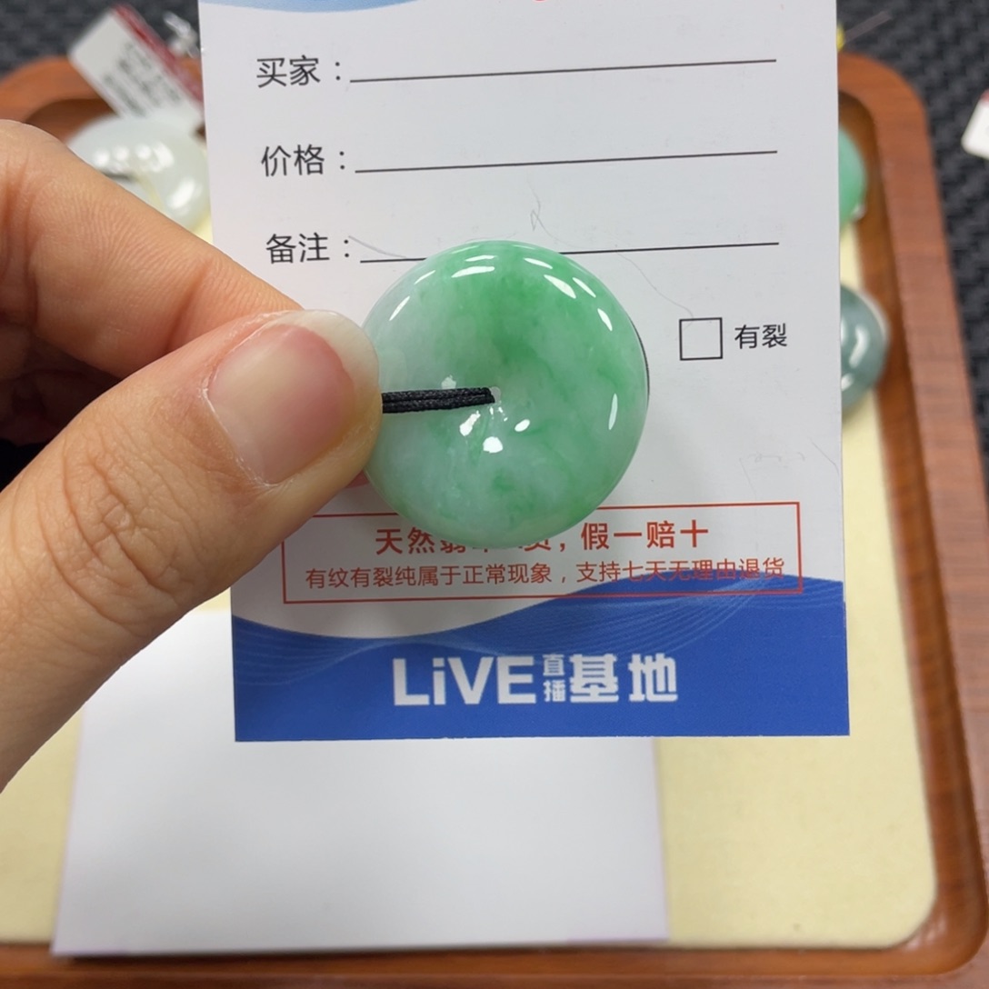 翡翠颈饰未镶嵌翡翠吊坠x 5681