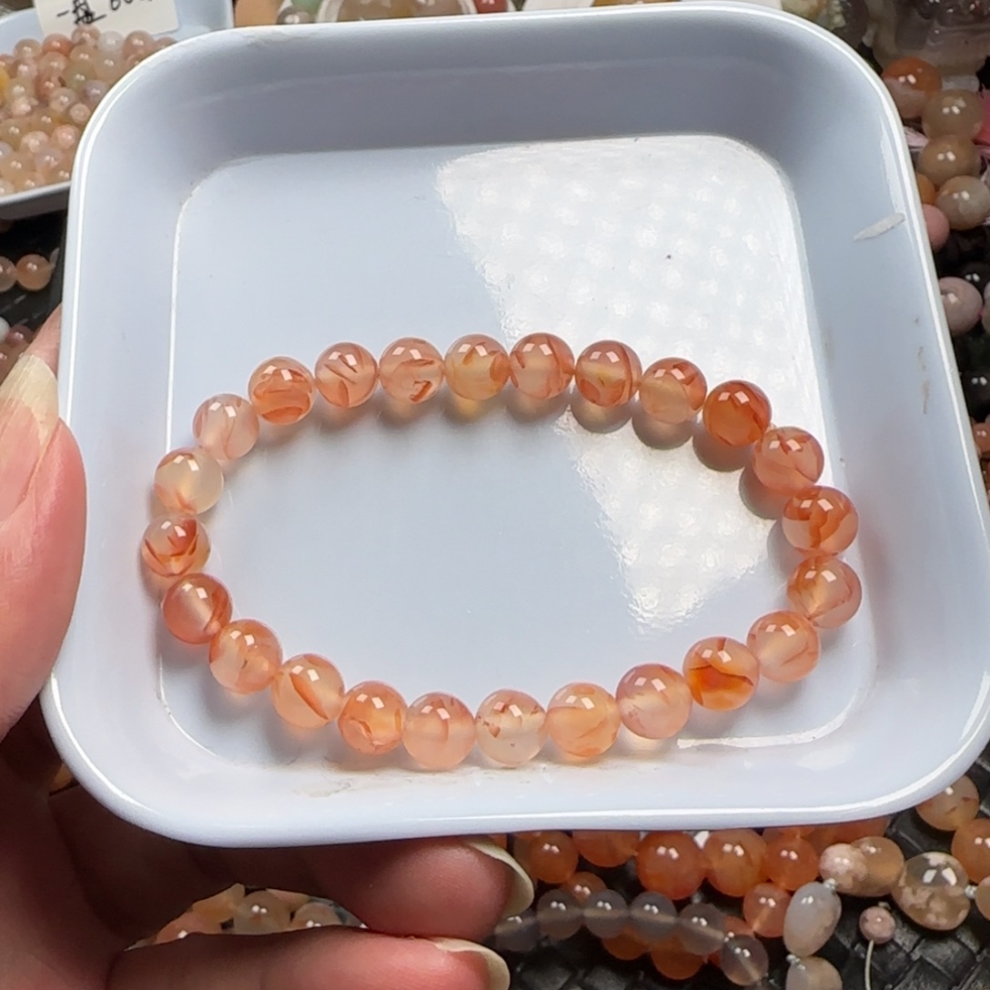 未镶嵌玛瑙/玉髓珠宝半成品