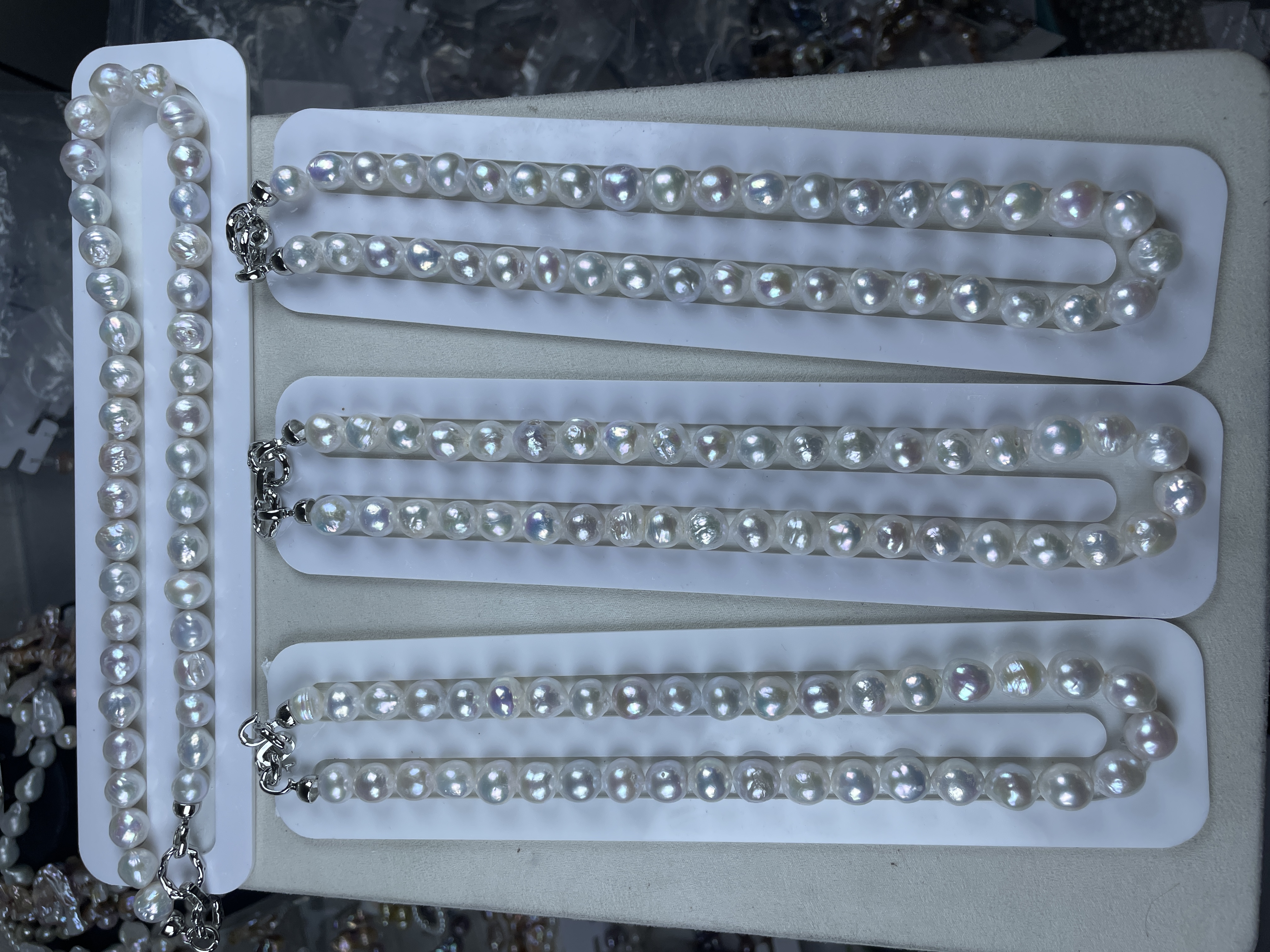 【纯恬】天然淡水人鱼姬珍珠项链（多样性发货发一）天然纹理默认微瑕