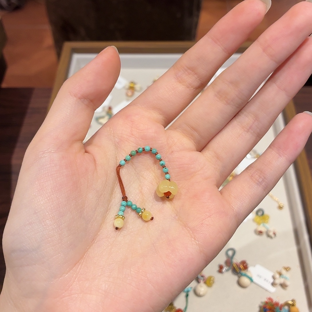 手工制作花花卡环