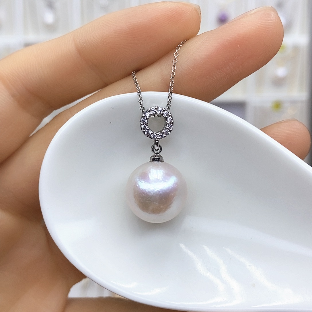 淡水珍珠合金颈饰