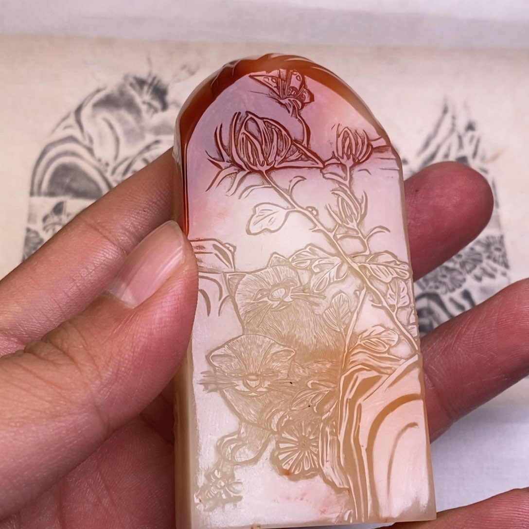 曾*寿山石收藏作品石