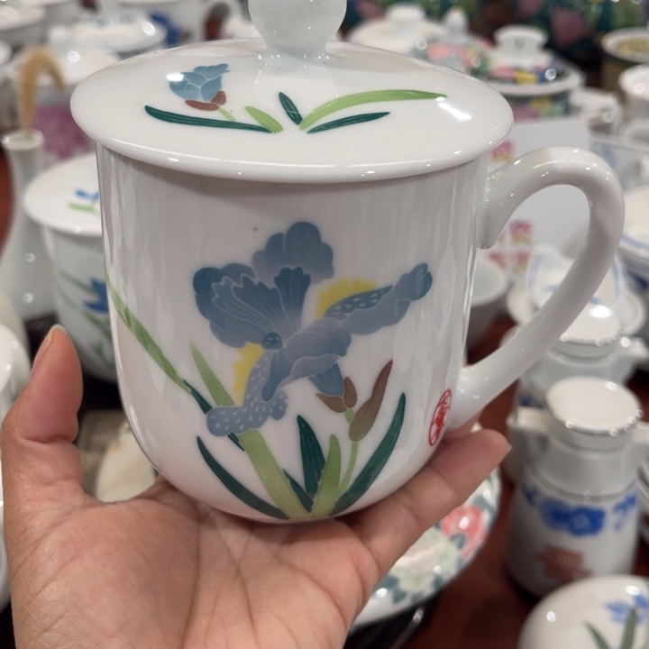 醴陵釉下五彩瓷器手绘420毫升