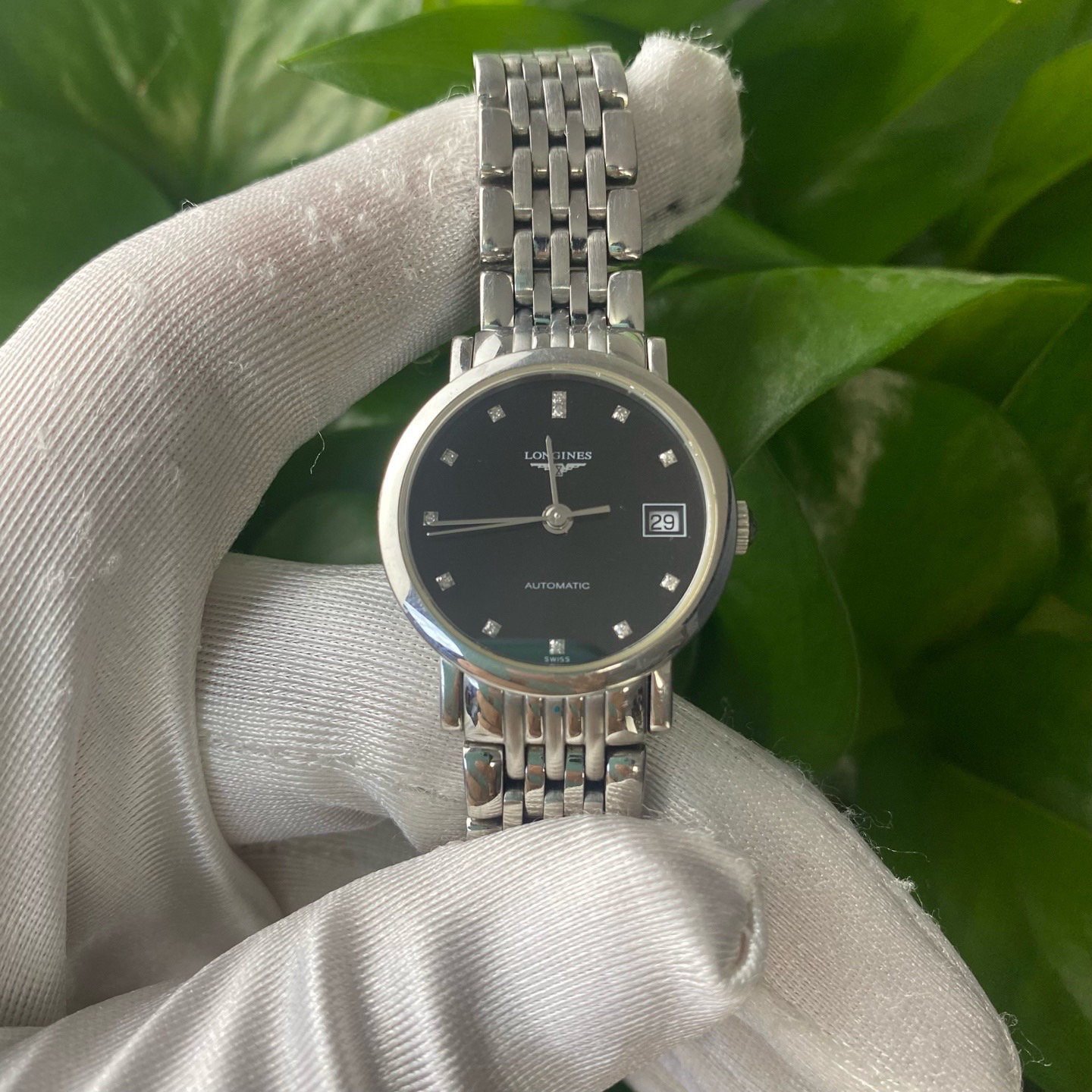 99新 Longines/浪琴 博雅自动上链机械机芯 精钢 25.50mm  全套 