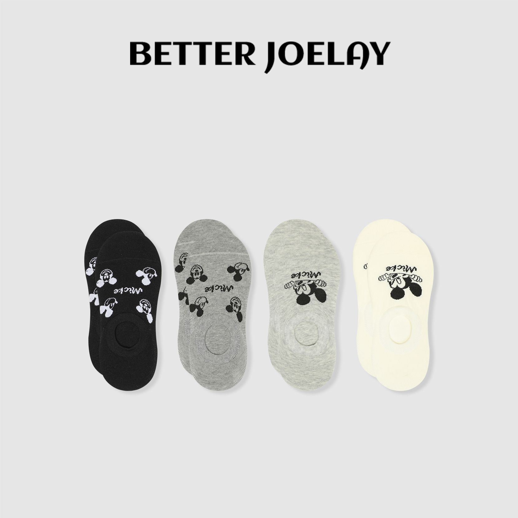 BETTER JOELAY-【幻彩萌袜】新款时尚袜子女船袜休闲经典百搭WT294