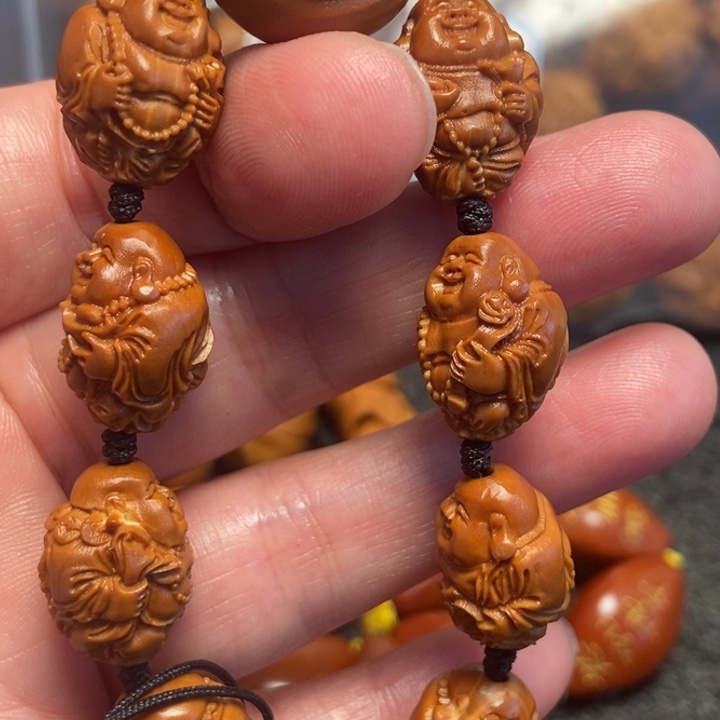 橄榄核手串/手链弥勒，14