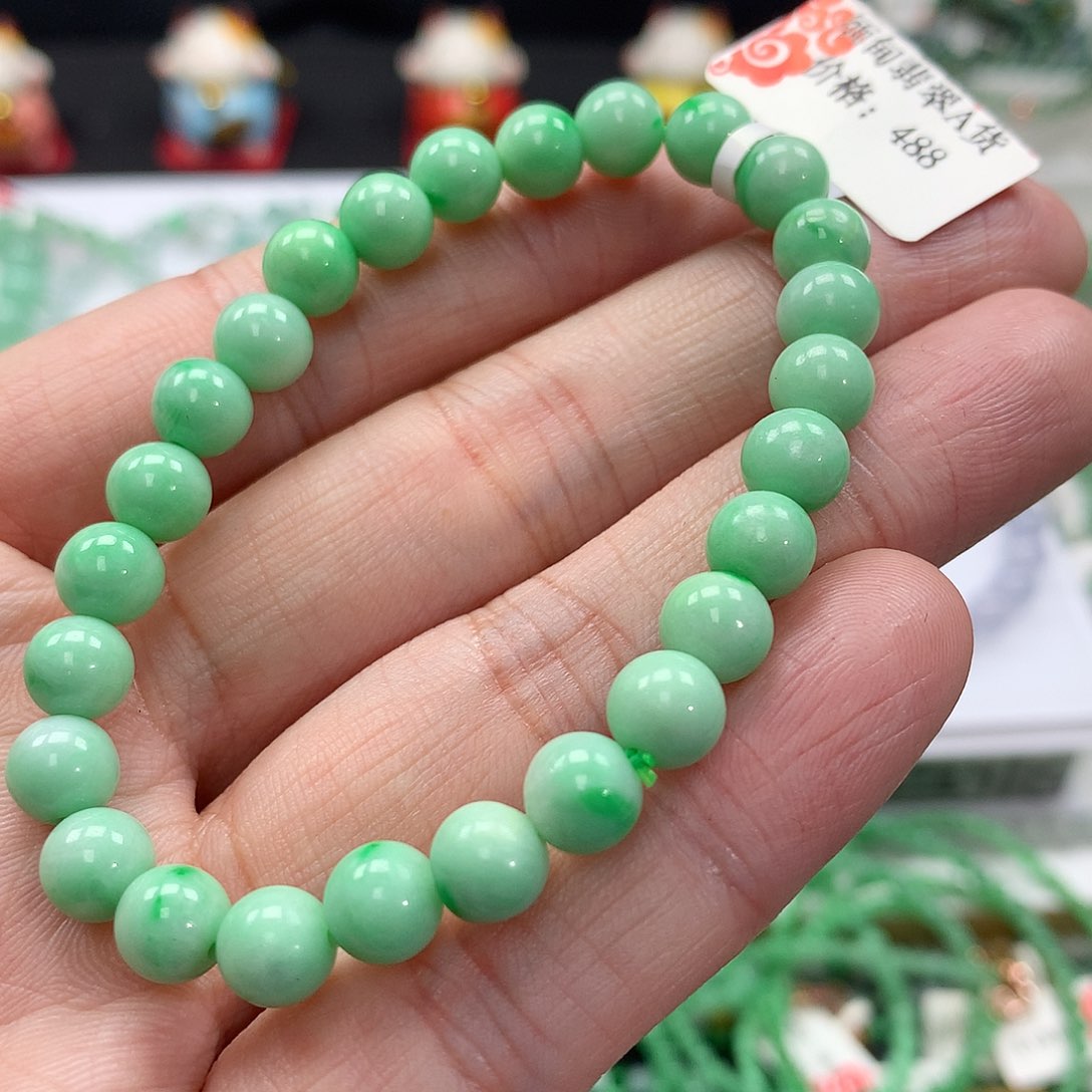 翡翠手链未镶嵌翡翠