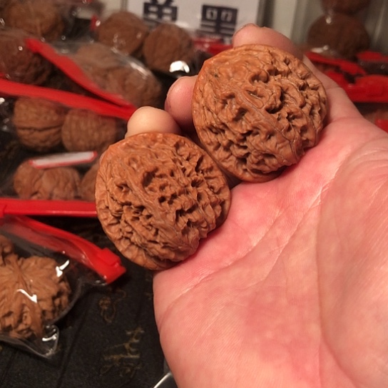 把件文玩核桃水龙纹40MM