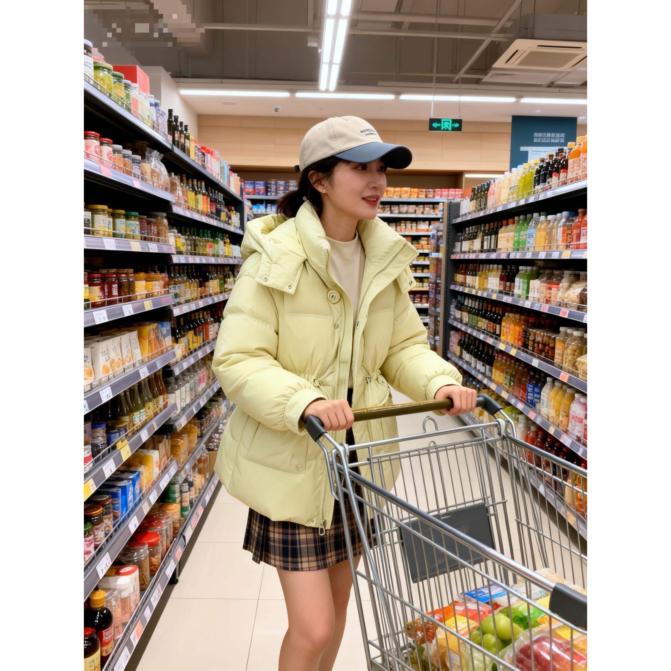 预编码722韩系外套女装修身百搭时尚通勤休闲新抽绳宽松秋冬保暖