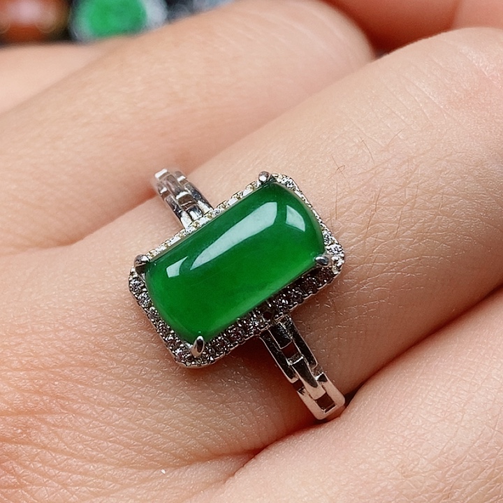 翡翠戒指未镶嵌戒指