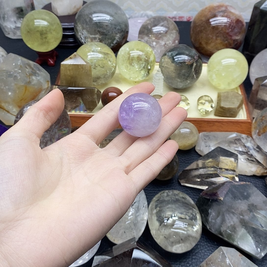 水晶未镶嵌珠宝半成品157水晶石
