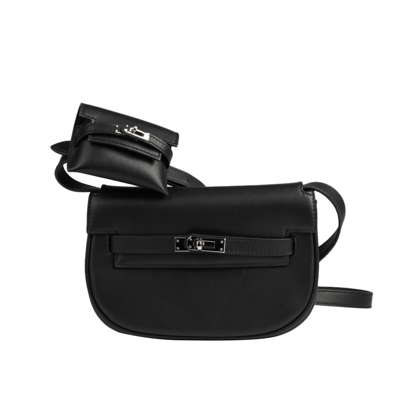 福【20双子包-牛皮】时尚气质百搭女士真皮单肩包斜跨包