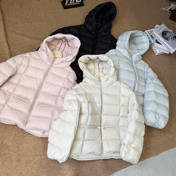 qgg女装冬季新款韩版短款三防90白鸭绒连帽羽绒服25138