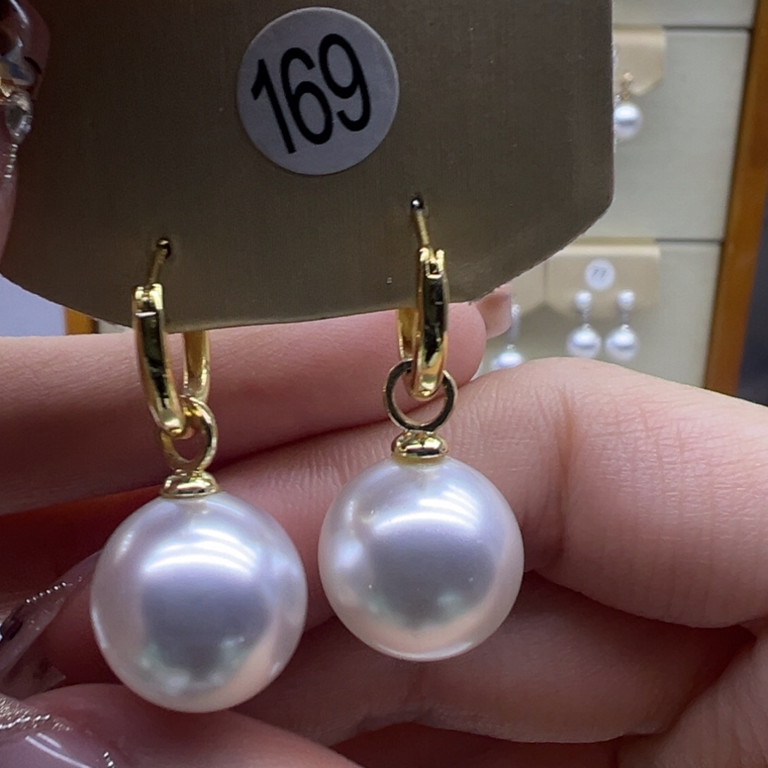 未镶嵌淡水珍珠耳饰