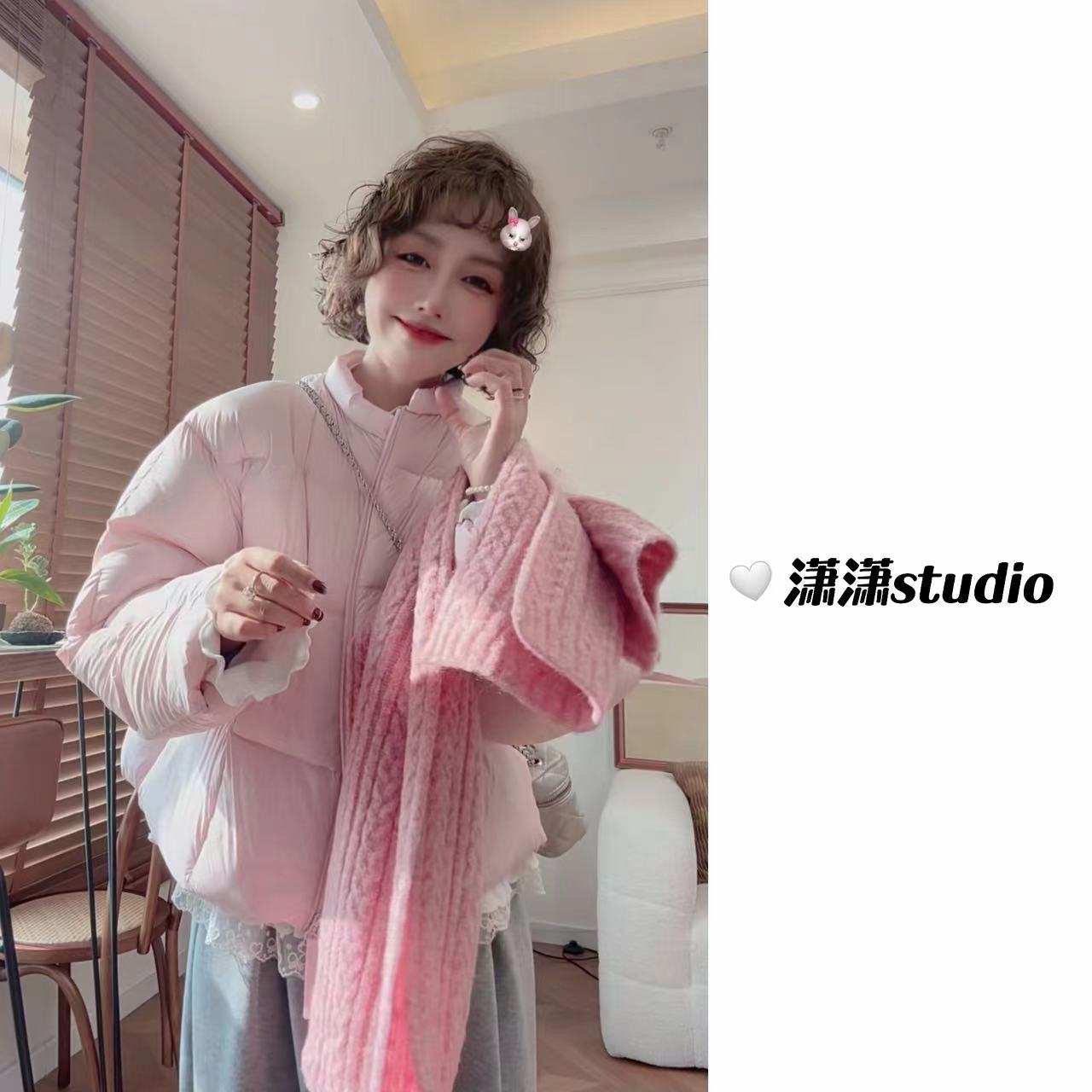 【方格泡芙】【可溯源】【安心90白鸭绒】【手感超软】潇潇羽绒服EL0007