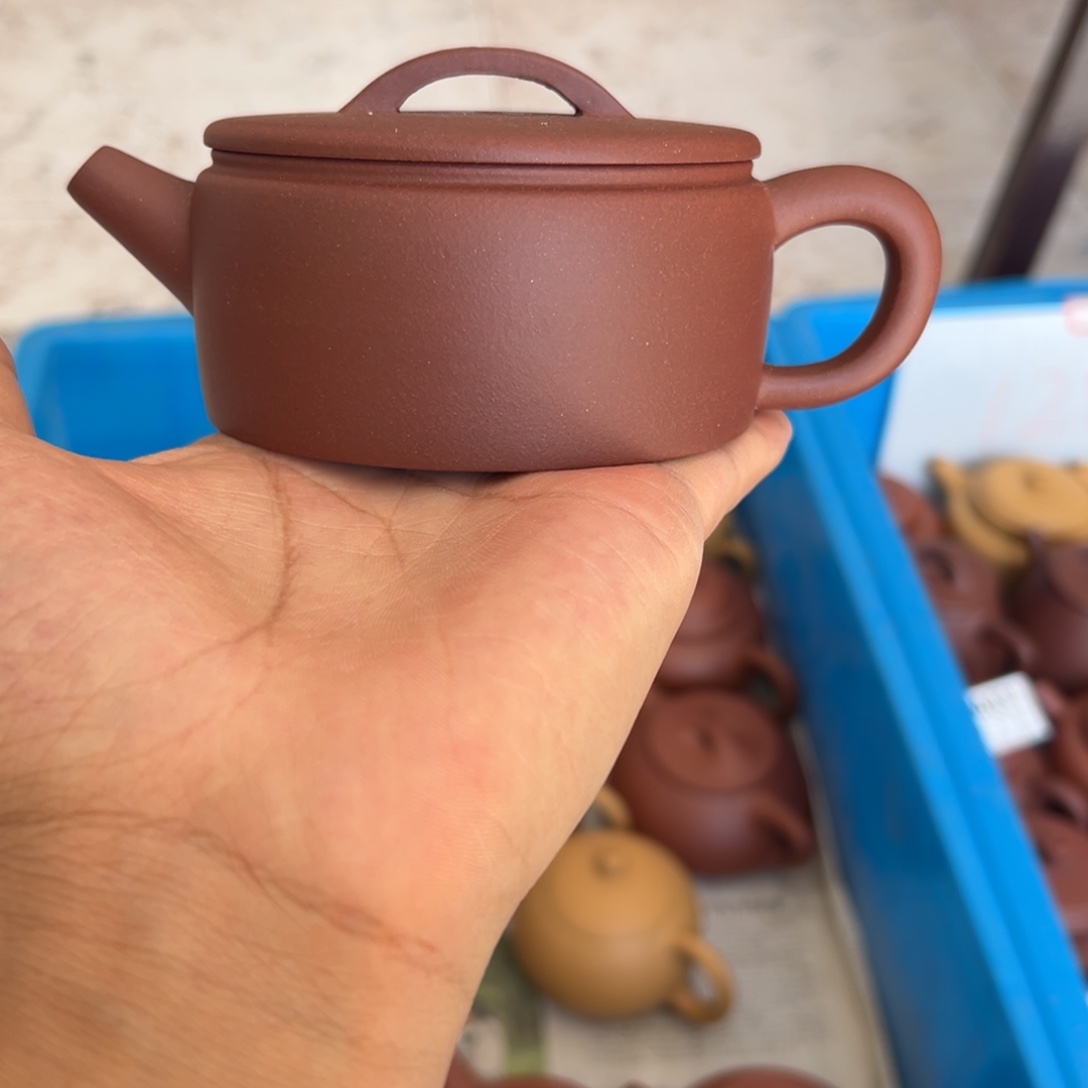 茶壶紫砂汉瓦微瑕180ccccc