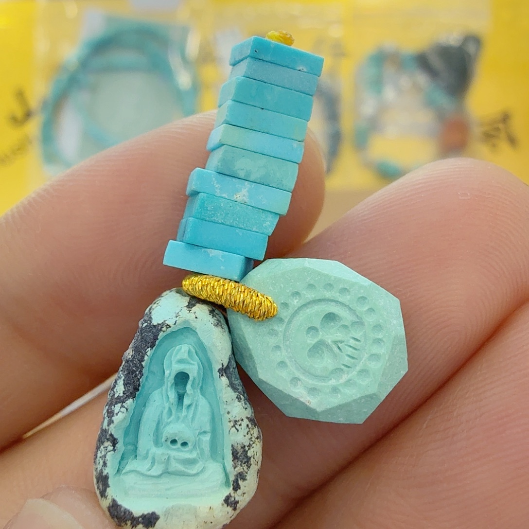 绿松石未镶嵌配饰