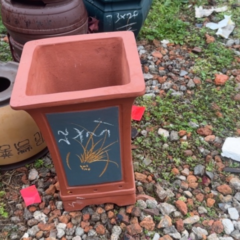 红陶紫砂花盆盆景盆栽